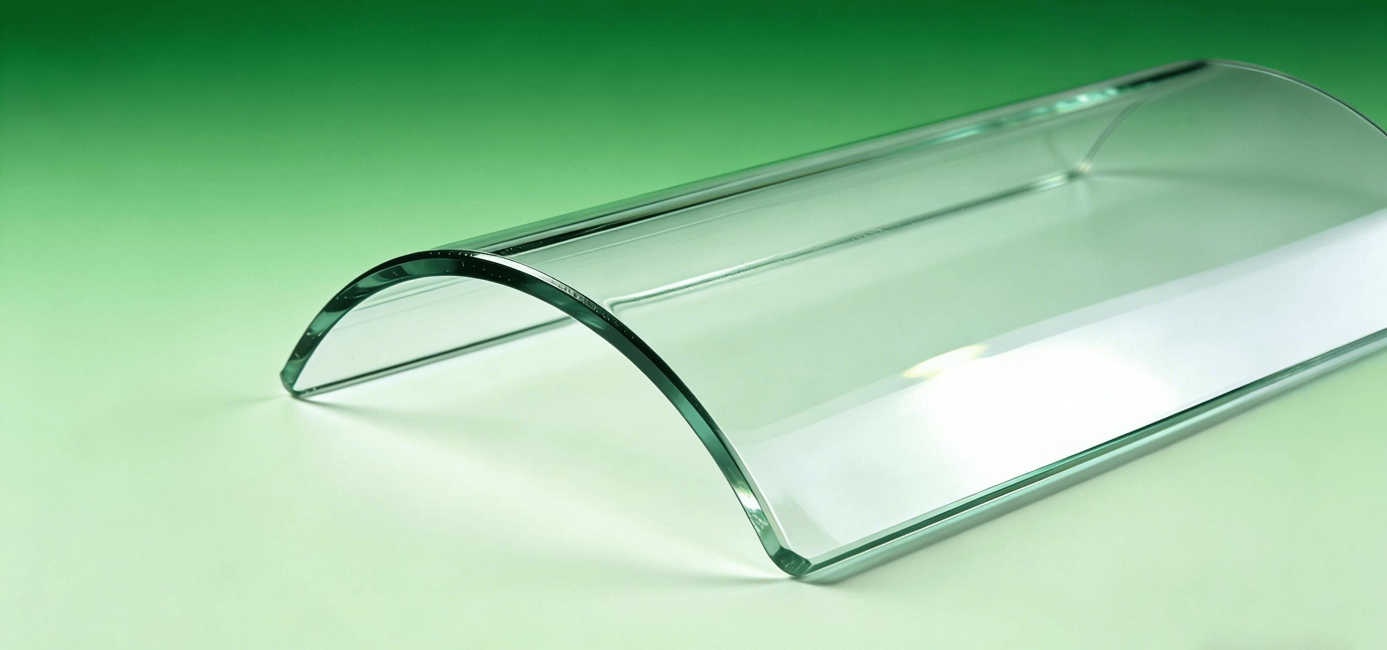 Curved Glass, Heat Bent Glass, Custom Architectural Glass