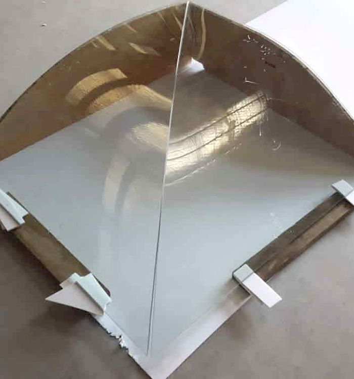 Hot bending glass